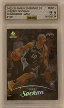 Load image into Gallery viewer, Jeremy Sochan [Asia] #159 2022 Panini Chronicles AGS Graded 9.5
