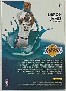 LeBron James #13 2020 Panini Donruss Optic Splash