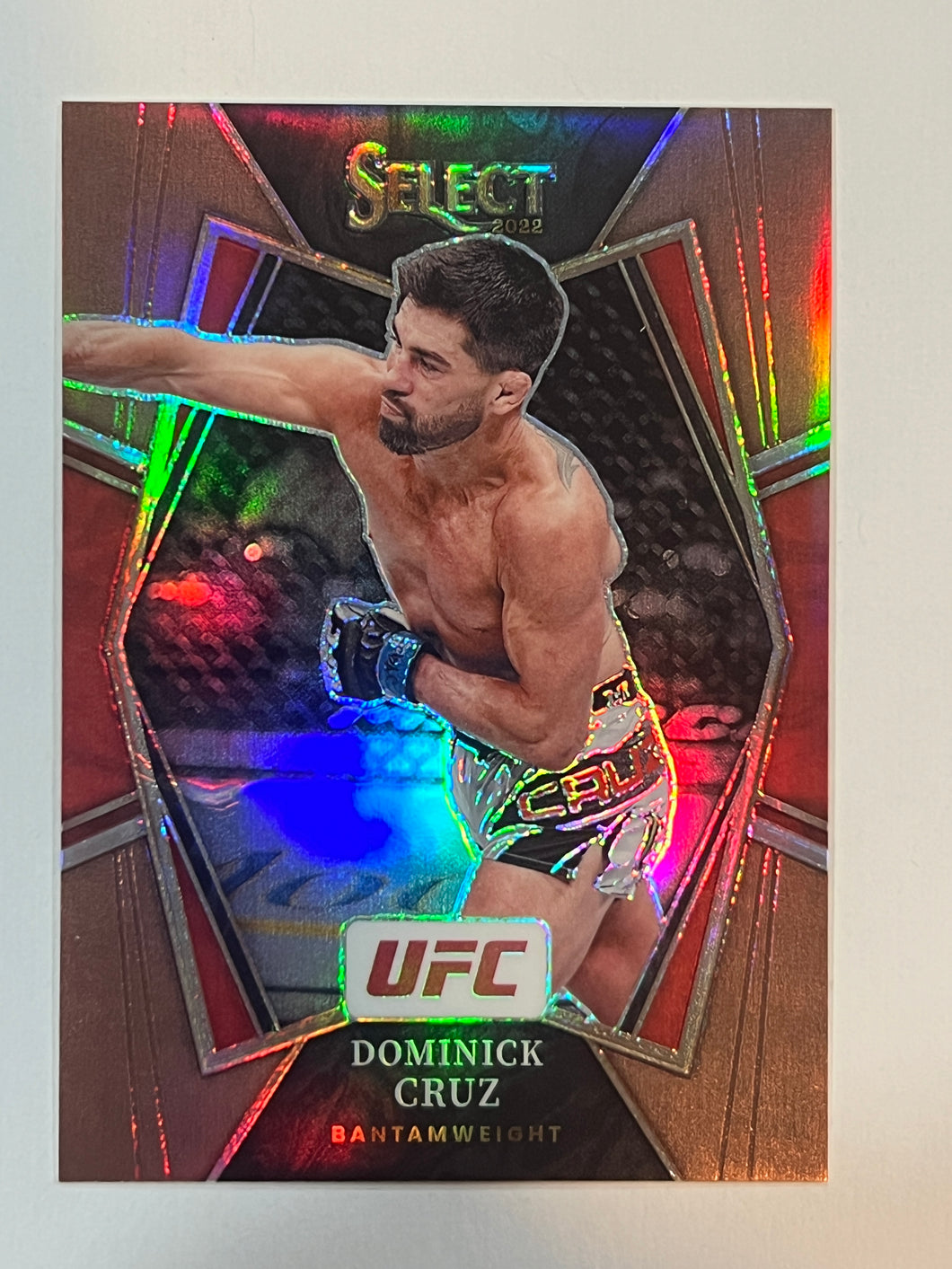 2022 Panini Select UFC Dominick Cruz Premier Bronze Prizm #126/175