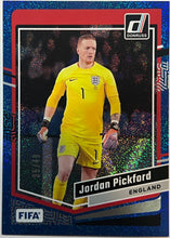 Load image into Gallery viewer, 2023-24 Panini Donruss Soccer Jordan Pickford Blue Parallel #35/49 England
