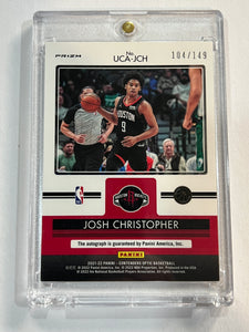 Josh Christopher #UCA-JCH Up and Coming 104/149 Panini Contenders Optic Basketball