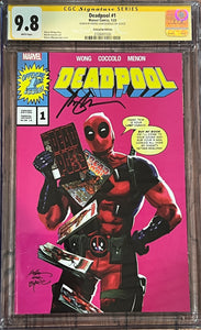 CGC Signature Series 9.8 Deadpool #1 GalaxyCon Columbus 2022 Exclusive Variant Signed by Rafael Albuquerque