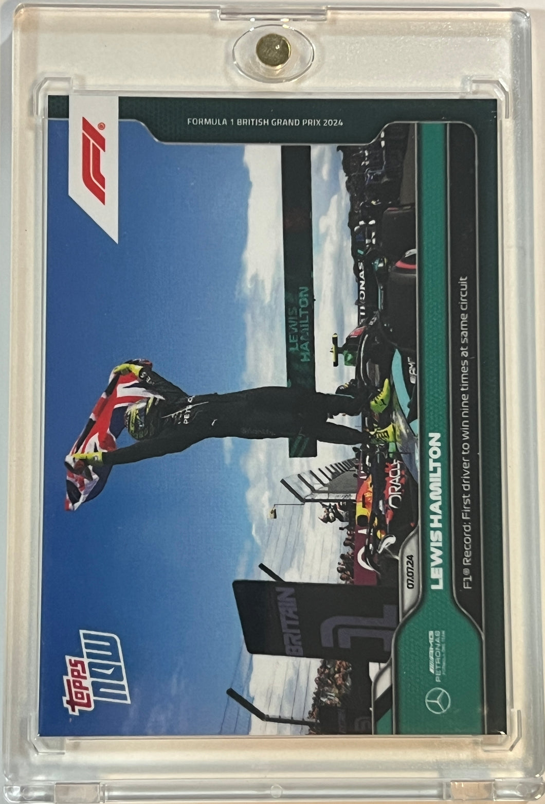 Lewis Hamilton Topps Now - F1 Record first driver to win nine times at same circuit