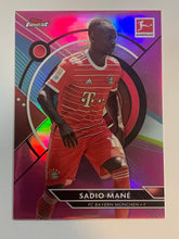 Load image into Gallery viewer, 2022-23 Topps Finest Bundesliga Sadio Mane Pink Refractor #18/300 Bayern Munchen
