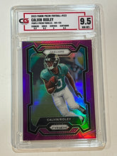 Load image into Gallery viewer, 2023 Panini Purple Prizm #133 Calvin Ridley Jacksonville Jaguars 001/125 CG 9.5
