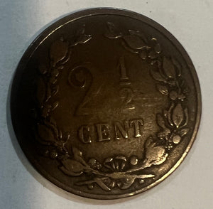 Netherlands 1877 2 1/2 cents