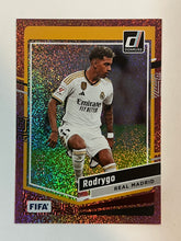 Load image into Gallery viewer, 2023-24 Panini Donruss Rodrygo Red Parallel #26/99 Real Madrid
