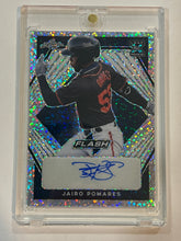 Load image into Gallery viewer, 2021 Leaf Flash Jairo Pomares Navy Auto #/99 #BA-JP1
