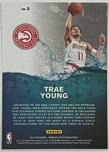 Trae Young #2 2019 Panini Donruss Optic Splash