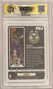 Giannis Antetokounmpo [Asia] #130 2022 Panini Chronicles AGS Graded 10