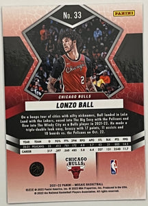 Lonzo Ball #33 2021 Panini Mosaic