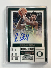 Load image into Gallery viewer, 2017-18 Contenders Draft Picks Jordan Bell College Ticket Rookie Auto RC #90
