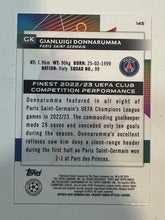 Load image into Gallery viewer, 2023-24 Topps Finest UEFA Gianluigi Donnarumma Purple Shimmer Refractor #145 139/199
