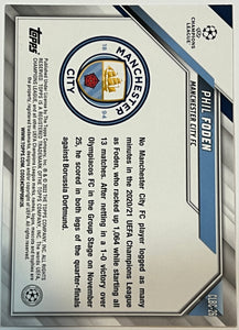 2022 International Card Day Soccer #CLBC-26 Phil Foden - Manchester City FC