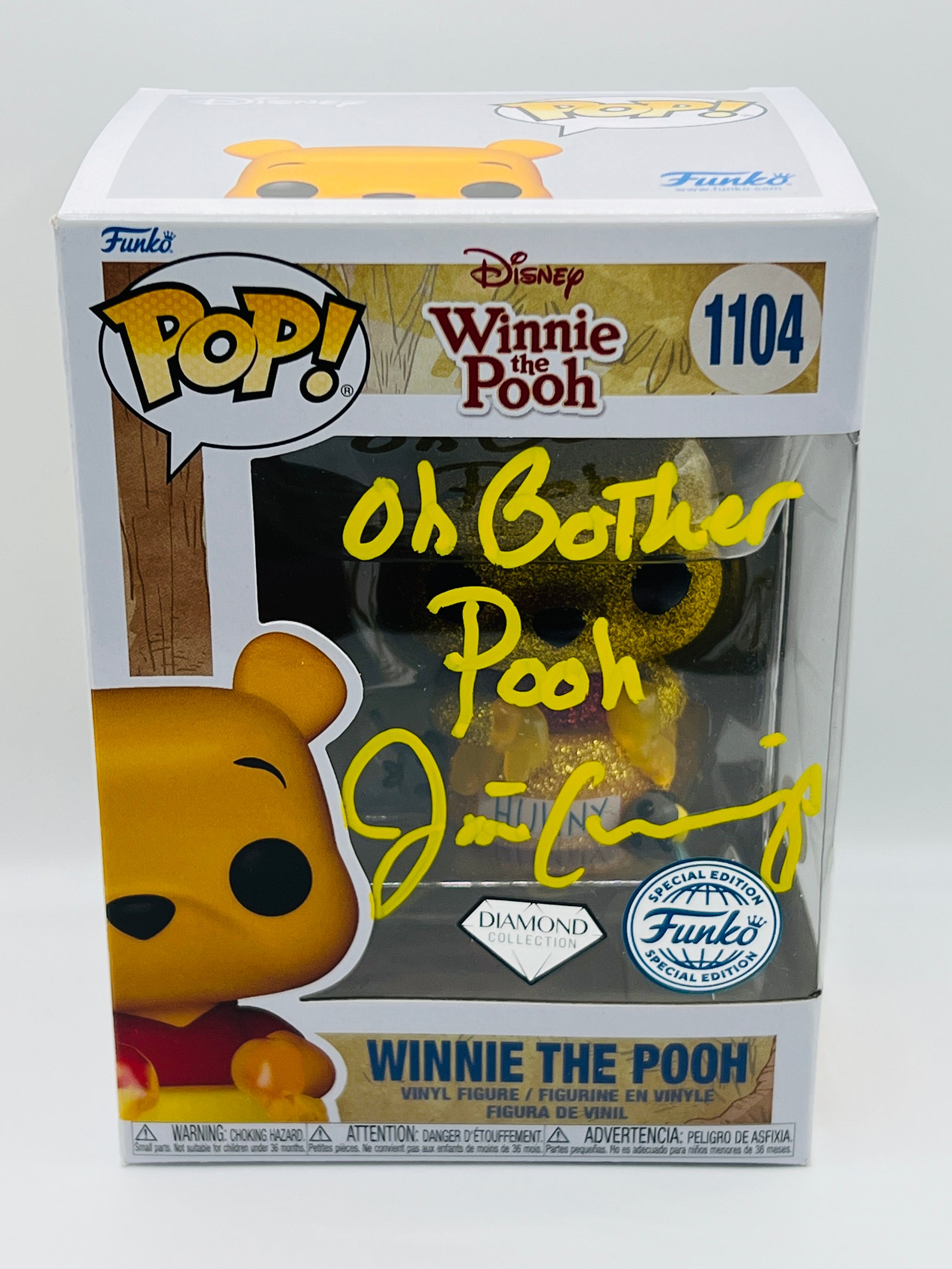 JIM CUMMINGS 2024 SIGNED LOUIE FUNKO POP VINYL 444 TALESPIN DISNEY AUTOGRAPH BAS 046