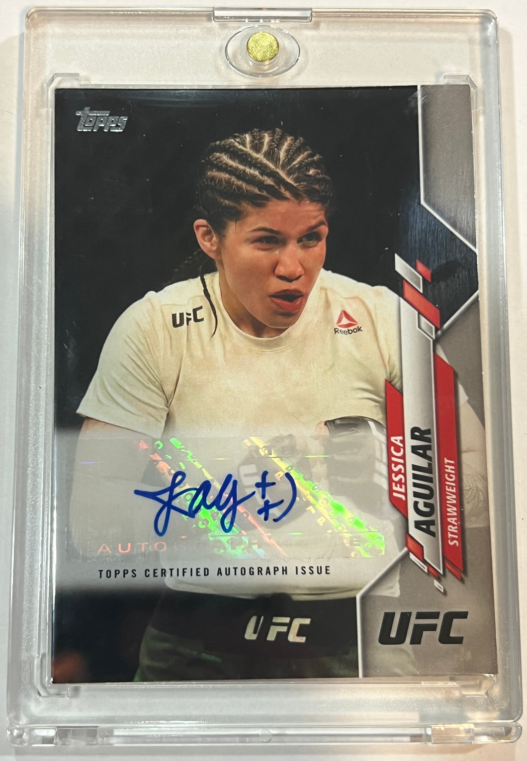 2020 Topps UFC Autographs JESSICA AGUILAR Auto UFCA-SB