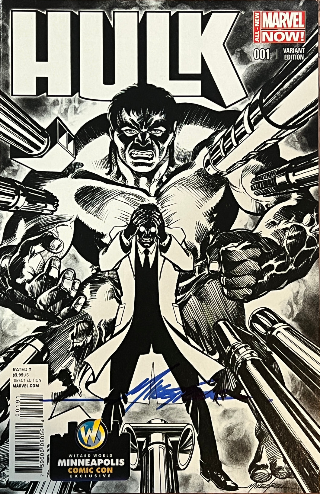 Hulk #1 Wizard World Minneapolis Comic Con Exclusive signed by Mike Grell