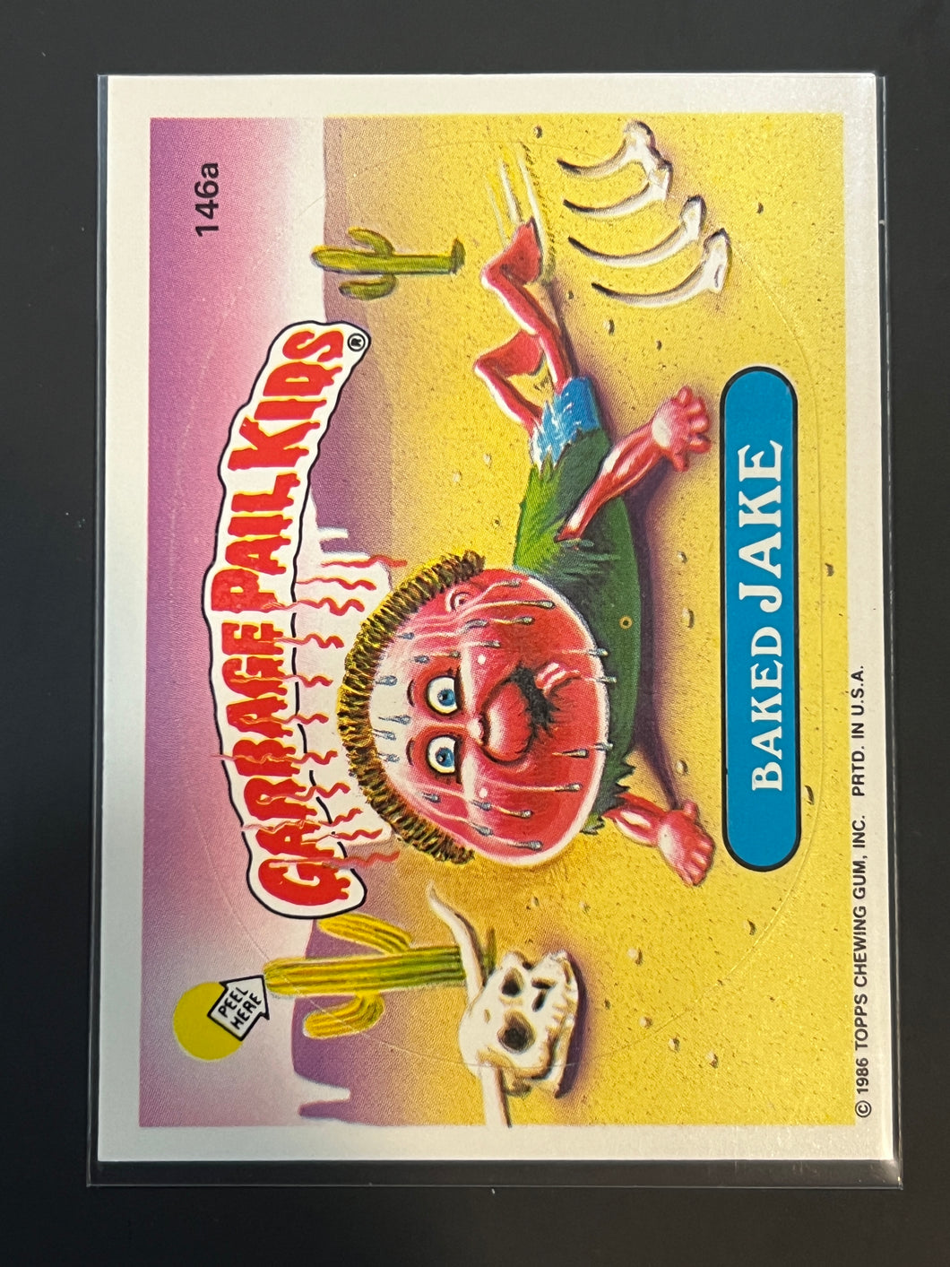 Baked Jake 146a Garbage Pail Kids Topps 1986