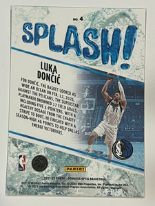 Luka Doncic #4 2021 Panini Donruss Optic Splash