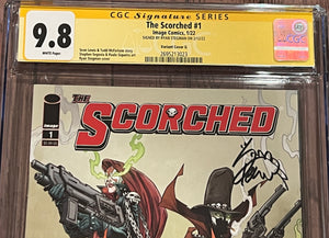 CGC SS 9.8 The Scorched #1 (variant cover G) signed by Ryan Stegman