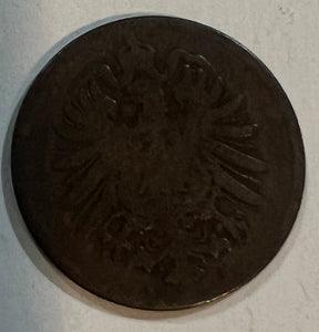 Germany, Two Pfennig, 1875