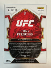 Load image into Gallery viewer, 2023 Panini Select UFC Tony Ferguson Light Blue Prizm Concourse #249/249
