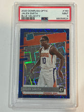 Load image into Gallery viewer, 2020 Donruss Optic Blue Velocity Prizm #160 Jalen Smith Suns RC Rookie PSA 9
