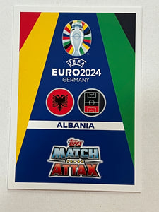Elseid Hysaj (Albania) #ALB4 Topps Match Attax Euro 2024