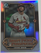 Load image into Gallery viewer, 2023 Bowman Chrome Draft Chase Davis Draft Picks Prospects Refractor #18/250
