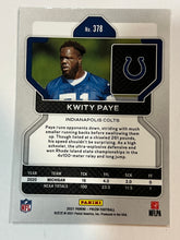 Load image into Gallery viewer, Kwity Paye #378 2021 Panini Prizm (Rookie Card)
