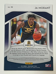 JA Morant #44 [Rookie] 2019 Panini Prizm Draft Picks