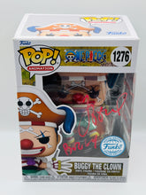 Load image into Gallery viewer, Buggy The Clown 1276 One Piece signed by Live Action Actor Jeff Ward (Red Pen)
