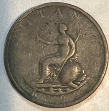 Load image into Gallery viewer, UK 1799 Half Penny George III
