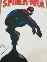 Load image into Gallery viewer, The Spectacular Spider-Man #1 Original Rick Sharif Blade Art on Blank Cover
