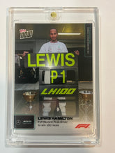 Load image into Gallery viewer, Lewis Hamilton Mercedes 2021 Topps Now Formula 1 F1 Card #55 Record 100 Wins
