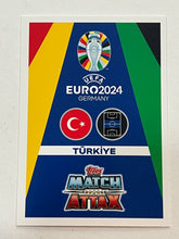 Load image into Gallery viewer, Irfan Can Kahveci (Turkey) #TUR8 Topps Match Attax Euro 2024
