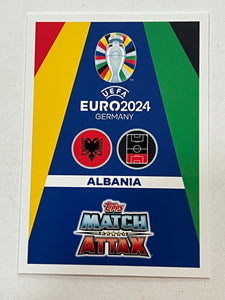 Berat Djimsiti (Albania) #ALB2 Topps Match Attax Euro 2024