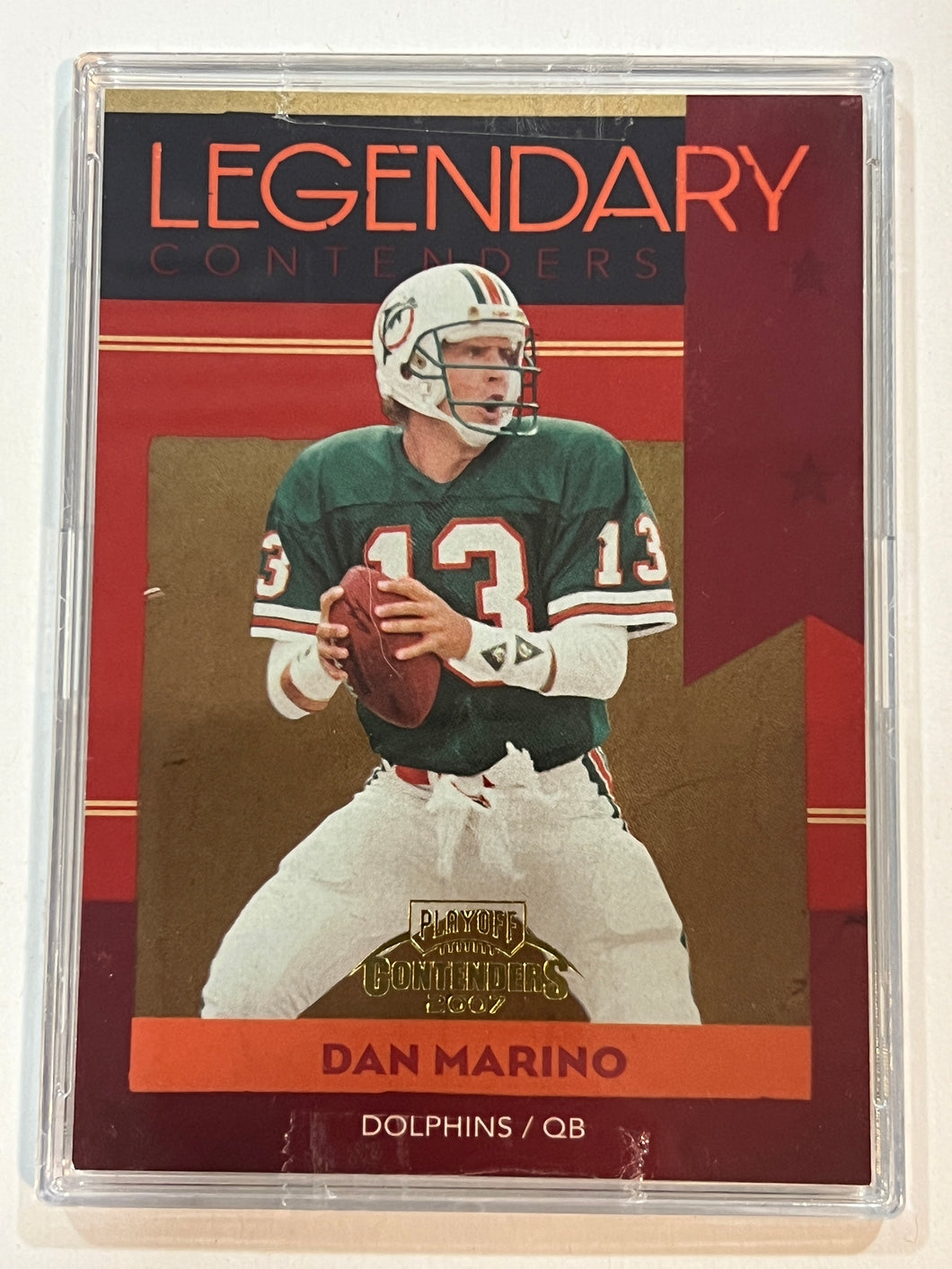 2007 Playoff Contenders Dan Marino Legendary #766/1000 Dolphins