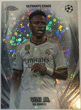Load image into Gallery viewer, 2023-24 TOPPS UEFA CLUB COMPETITIONS VINI JR. ULTIMATE STAGE CHROME #USC-41
