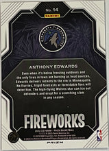 Load image into Gallery viewer, Anthony Edwards [Fast Break] #14 2022 Panini Prizm Fireworks
