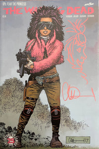 The Walking Dead #171 with Princess remarque and signed by Charlie Adlard (Key Issue)