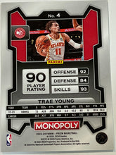 Load image into Gallery viewer, Trae Young #4 2023 Panini Prizm Monopoly
