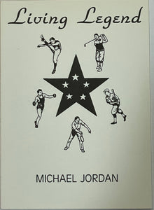 1990 Living Legend Michael Jordan Jumping Promo Card Bulls