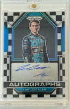 Load image into Gallery viewer, 2023 Prizm Lawless Alan B&amp;W Checker Flag Prizm Autograph Auto #30/50
