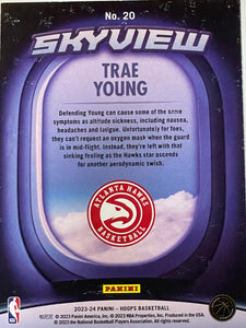 Trae Young #20 2023 Panini Hoops Skyview