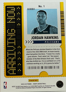 Jordan Hawkins #1 [Rookie] 2023 Panini Hoops Arriving Now
