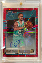 Load image into Gallery viewer, 2020-21 Donruss Grant Riller Holo Orange Laser Rated Rookie Auto #29/49
