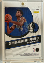 Load image into Gallery viewer, 2023 Revolution Olivier Maxence Prosper Rookie Auto Autograph RC #OMP Mavericks
