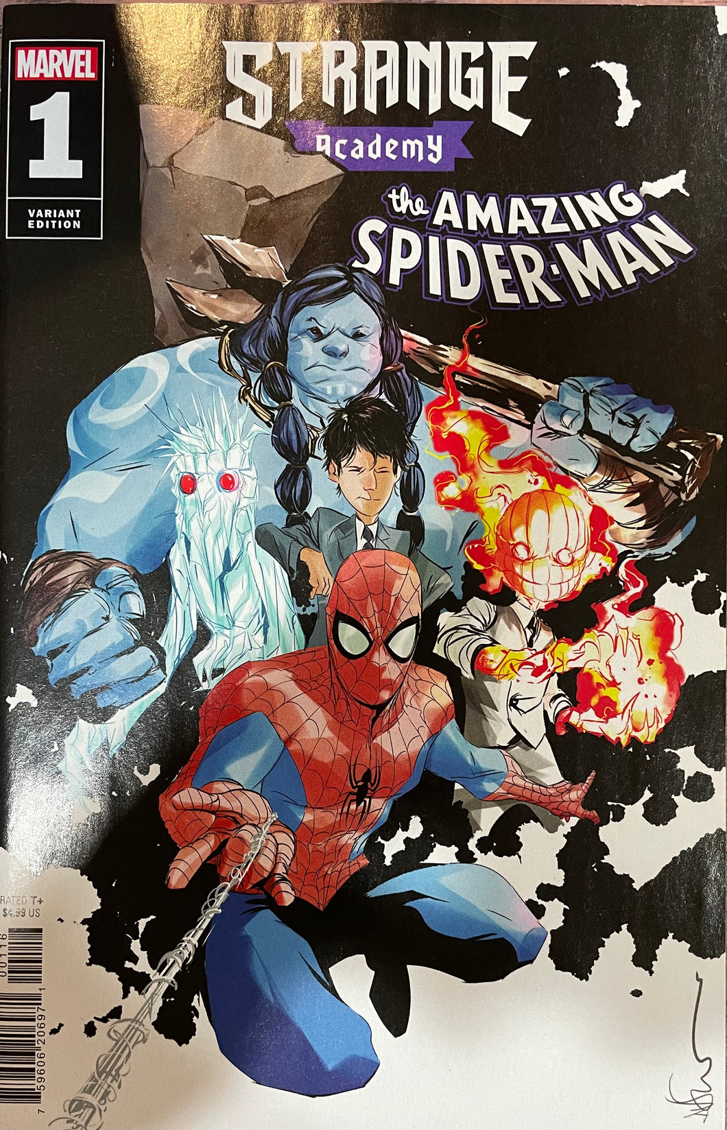 Strange Academy Amazing Spider-Man #1 (2023) Retailer Incentive 1:25 Cover by Dustin Nguyen