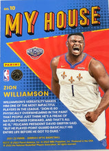 Load image into Gallery viewer, Zion Williamson #10 2021 Panini Donruss Optic My House
